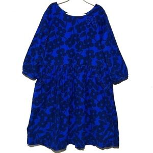 Hanna Andersson Corduroy Dress Floral Pockets